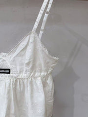 Lace patchwork vest