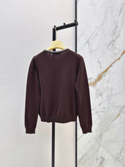 Brown Knit Cardigan