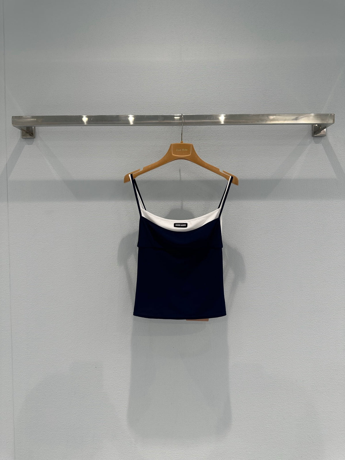 Color-blocked camisole with a layered look