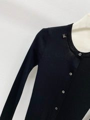 Lightweight, slim-fit, long-sleeve crew neck