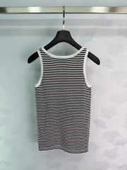 Classic Striped Knit Tank Top