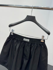 Elastic-waist casual shorts