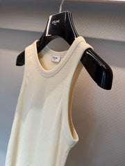 Logo Knit Tank Top