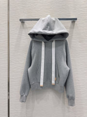 Grey Hooded Sweatshirt