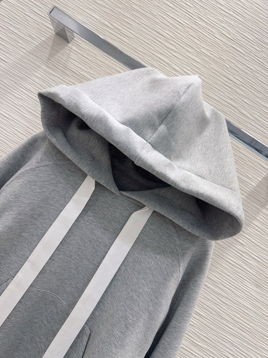Grey Hooded Sweatshirt