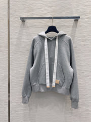 Grey Hooded Sweatshirt