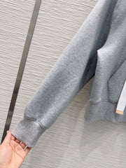 Grey Hooded Sweatshirt