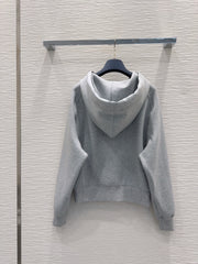 Grey Hooded Sweatshirt