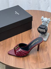 New pointed-toe high heels