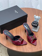 New pointed-toe high heels