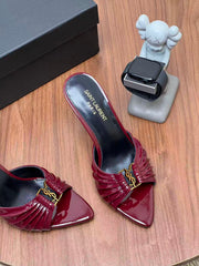 New pointed-toe high heels