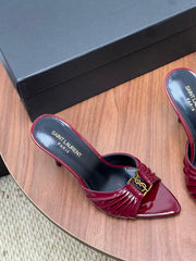 New pointed-toe high heels