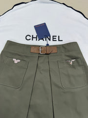 High-Waisted A-Line Mini Skirt