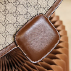 Horsebit shoulder bag