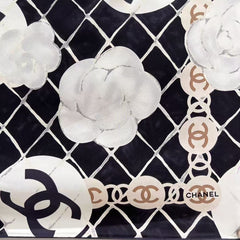 Square silk scarf