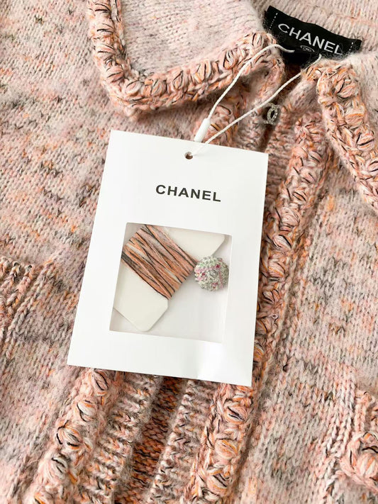 Floral Pink Rhinestone Hook and Loop Jacket