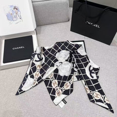 Square silk scarf