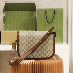Horsebit shoulder bag