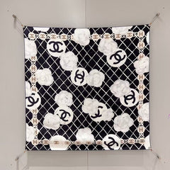Square silk scarf