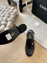 Rhinestone Loafer Sandals