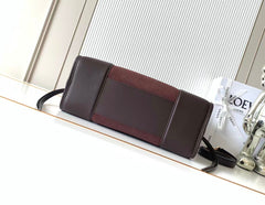 Large Suede "Chocolate Toast" Bag