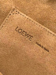 Large Suede "Chocolate Toast" Bag