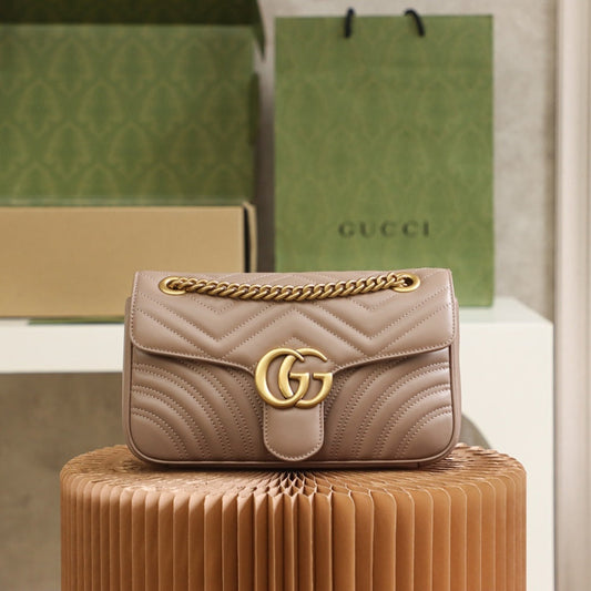 milk tea color Small  Marmont 2.0 Shoulder Bag