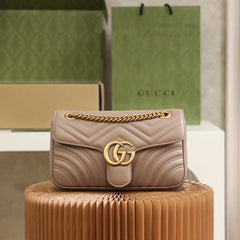 milk tea color Small  Marmont 2.0 Shoulder Bag