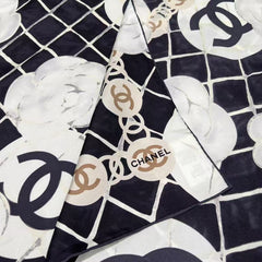 Square silk scarf